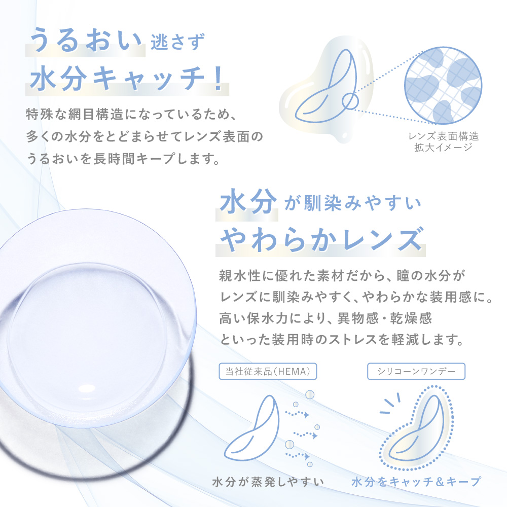【定期便】LENS LiST シリコーン 1day 2ヶ月分 合計120枚 コンタクトレンズ