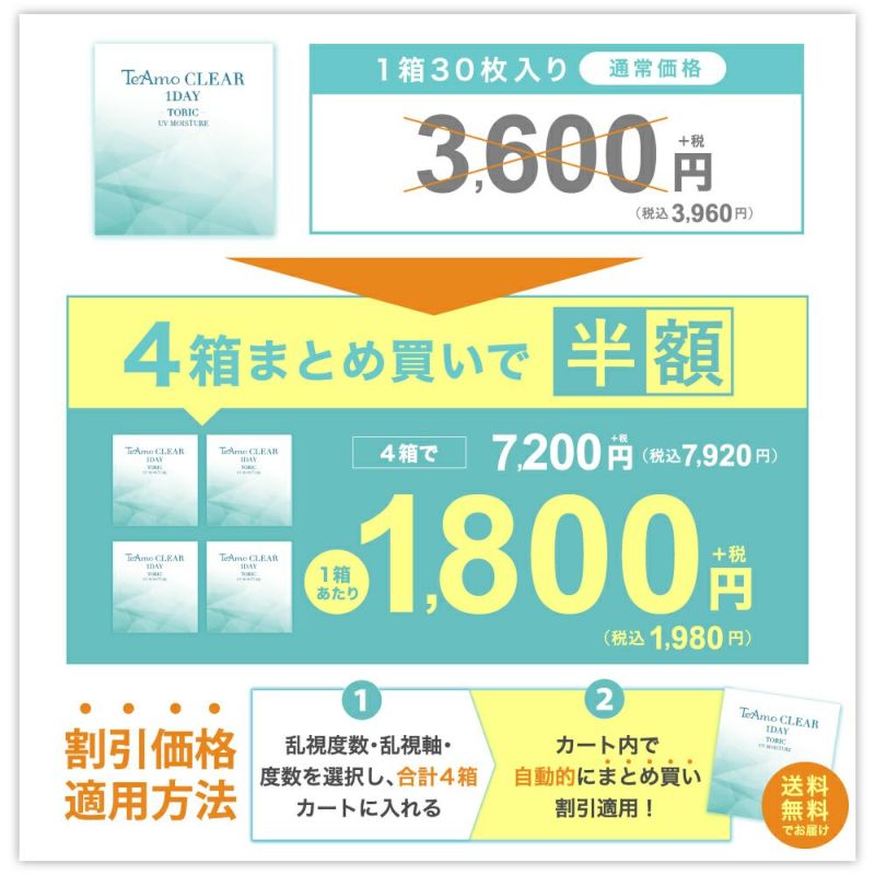 4箱まとめ買いで半額 1箱あたり税込1,980円