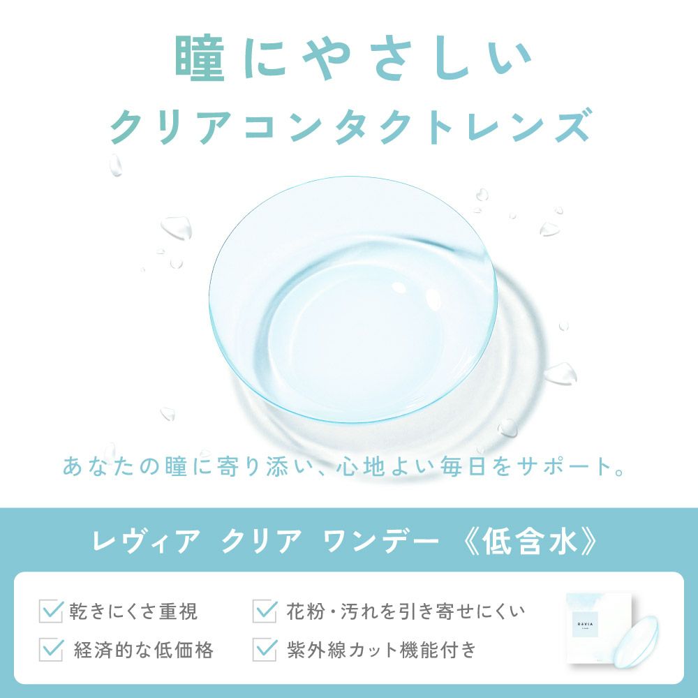 低含水クリアレンズ詳細 DIA14.0 BC8.6 含水率38%